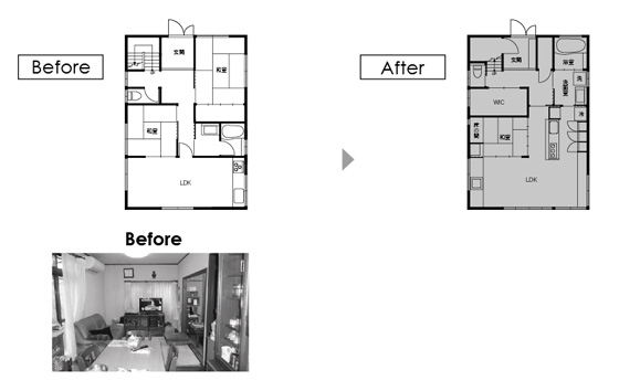 Before After