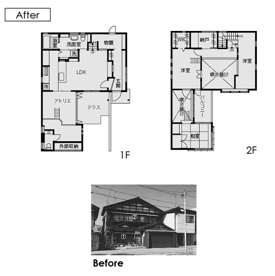 Before After