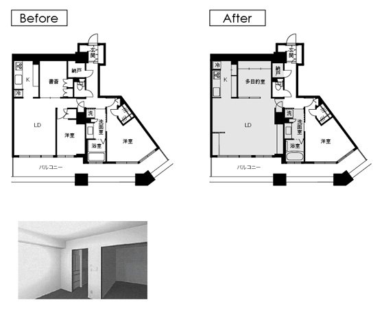 Before After